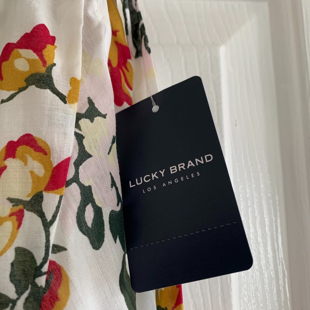 NWT Lucky Brand Wrap-around Print Skirt Sz L - Picture 7 of 9
